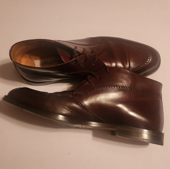 Mezlan Prato Leather Dress Boots Men's Size 10M - Picture 5 of 12